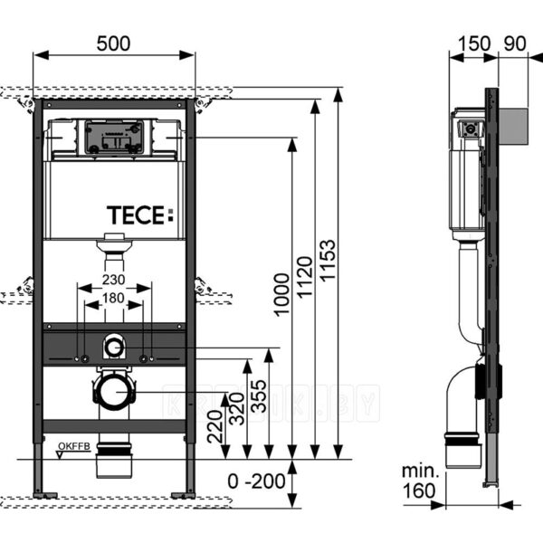 Инсталляция TECE (9.300.000) 02